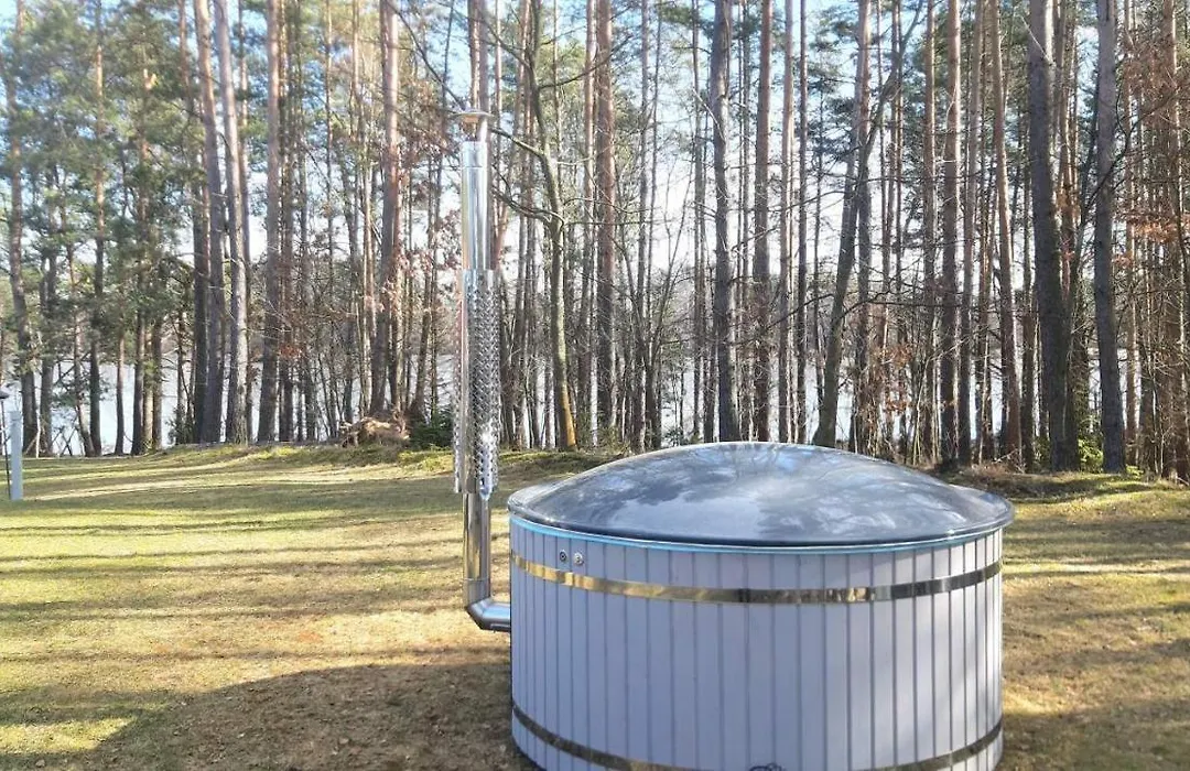Agro Breza domek nad samym jeziorem- sauna ogrodowa-1